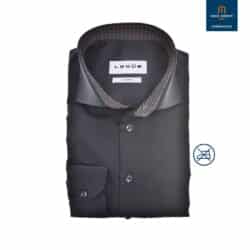 Ledûb Modern Fit Strijkvrij Overhemd Donkerblauw