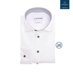 Ledûb Modern Fit Strijkvrij Overhemd Wit