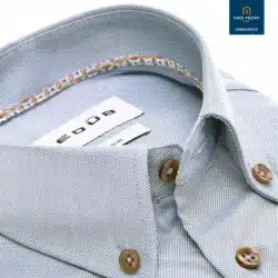 Ledûb Modern Overhemd blauw