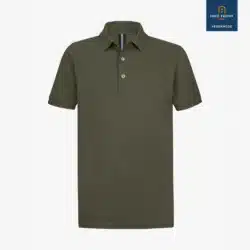 Profuomo Stretch Piqué Polo groen