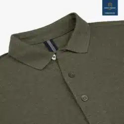 Profuomo Stretch Piqué Polo groen