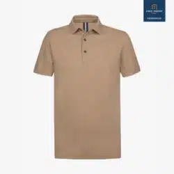 Profuomo Stretch Piqué Polo clay