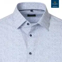 Venti Comfort Fit Overhemd blauw, Bedrukt